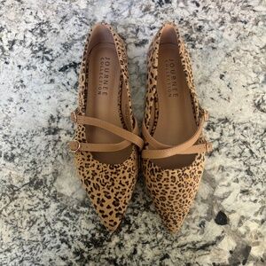 Cheetah print flats